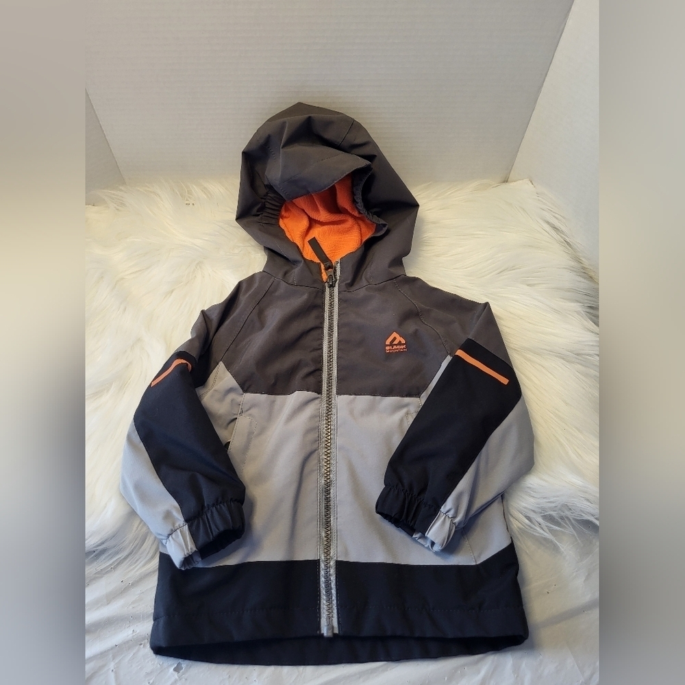 Black Mountain Kids' Orange Hooded Jacket, Size 18 Months